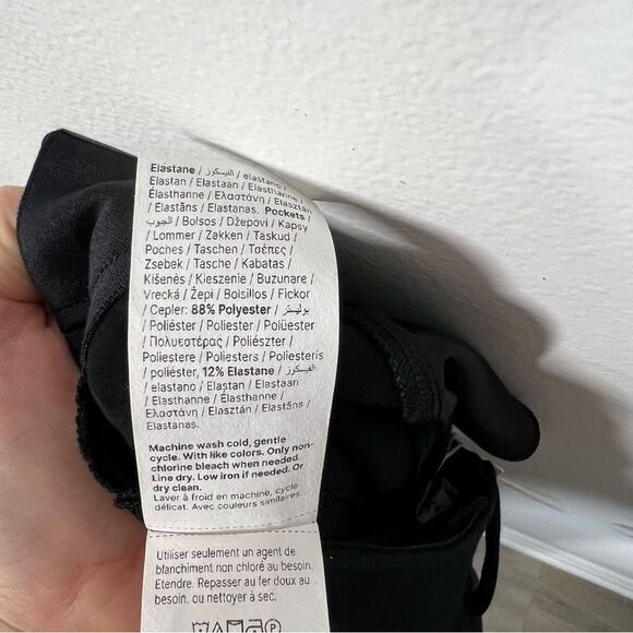 SPANX NWT Women’s Size Large Tall Black Easy Fit Ponte Barrel Leg Pant $158 - Picture 14 of 16